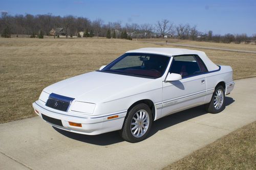 1989 chrysler labaron turbo gt convertible low miles beautiful car big pictures
