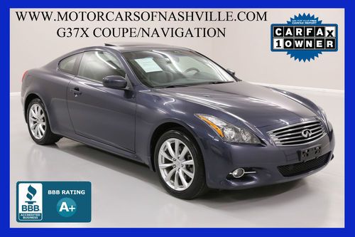 7-days *no reserve* '11 g37x coupe awd gps tv/dvd back-up full warranty must go!