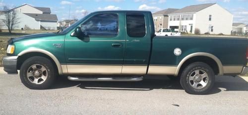 Nice ford f150  green, one owner