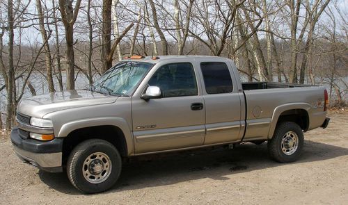 2001 chevy silverado lt 2500hd 4wd extended cab - loaded!