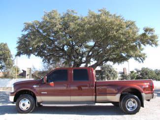 King ranch heated leather 6 cd sunroof powerstroke diesel dually 4x4 fx4!