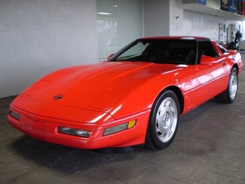 1996 chevy corvette coupe 5.7l auto red/blk 124k nice