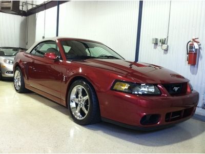 Rare, redfire metallic, performance upgrades, 6-spd manual, 6k miles, one owner!