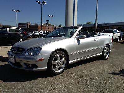 2004 clk 500 convertible 5.0l one owner extra clean