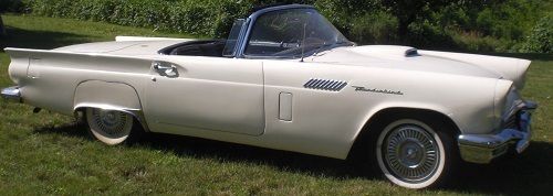 1957 convertible port hole top 58k original miles unrestored movie sha na na car