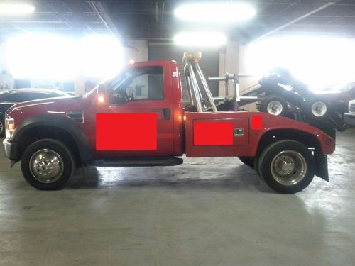 2008 ford f-450 tow truck with vulcan boom