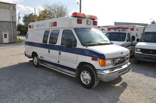 2003 ford e-350 ambulance mccoy miller 7.3l diesel