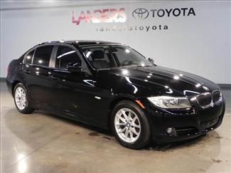 2010 bmw 328i jet black sunroof factory warranty clean carfax financing availabl