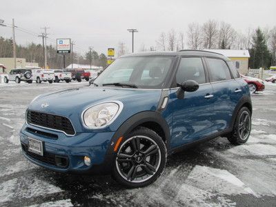 2011 mini cooper countryman  s all wheel drive turbocharged auto roof leather
