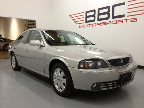 2003 lincoln ls premium leather low miles 1 owner clean carfax