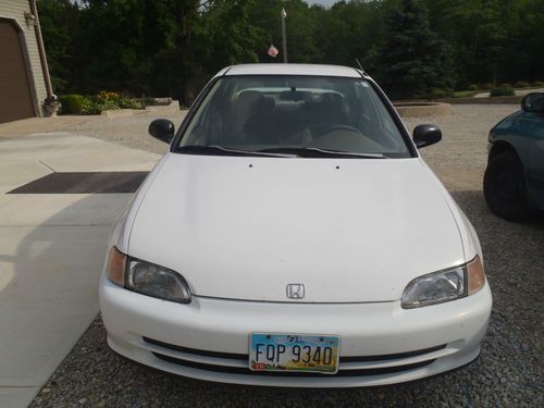 Honda civic-lx 1992 white