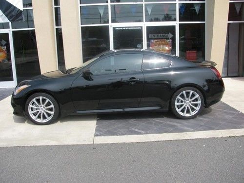 08 g37 sport coupe 6 speed black leather htd seats sunroof $0 dn $314/month!