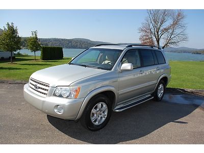 2003 toyota highlander limited 2wd fwd front wheel drive leather sunroof jbl