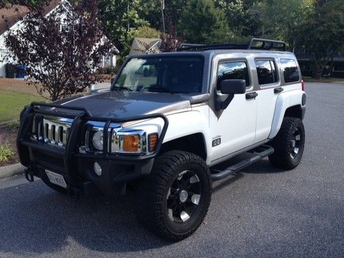 2007 hummer h3 luxury 4wd low miles lifted leather sunroof tow package