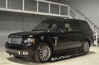 2012 land rover range rover supercharged autobiography 5k miles, like new