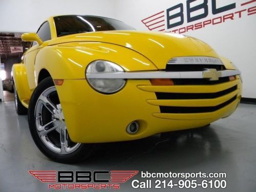 2006 chevy ssr in slingshot yellow 1owner clean carfax chrome wheels