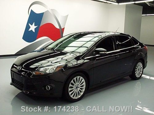 2012 ford focus titanium htd leather spoiler alloys 36k texas direct auto