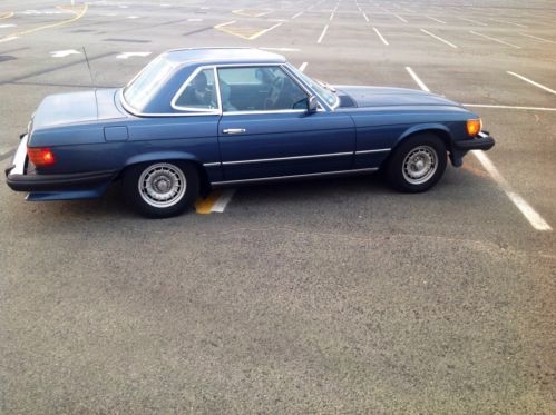 Mercedes 380sl same owner since 86 130k book stamped up to 89968k rust free body