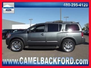 2008 nissan armada le dvd navigation third row leather loaded