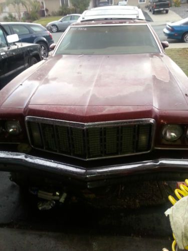 1976 ford ranchero red with tan interior nice car must sell