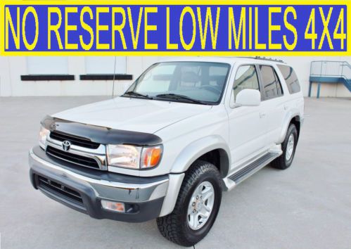 No reserve low miles 4x4 leather sunroof diff lock sr5 tacoma limited 00 01 02