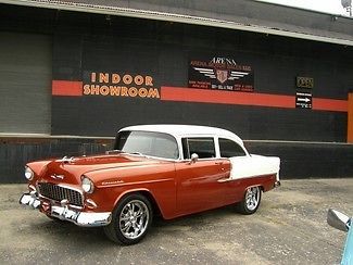 1955 orange bel air trim!