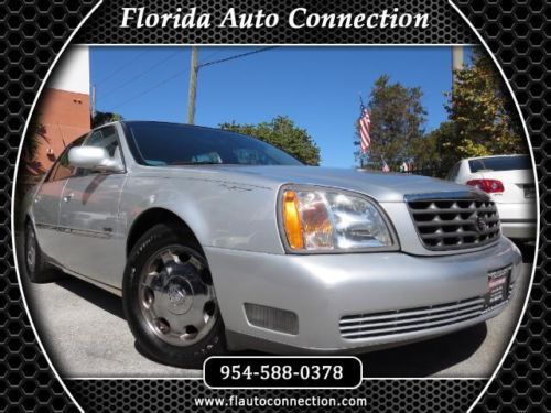 02 cadillac deville dhs low miles leather rear sunshades extra clean