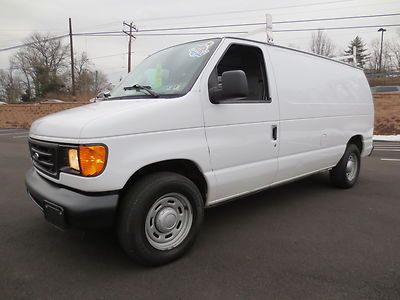 2004 ford e-150 cargo van! 1 owner! no reserve! serviced! free carfax! econoline