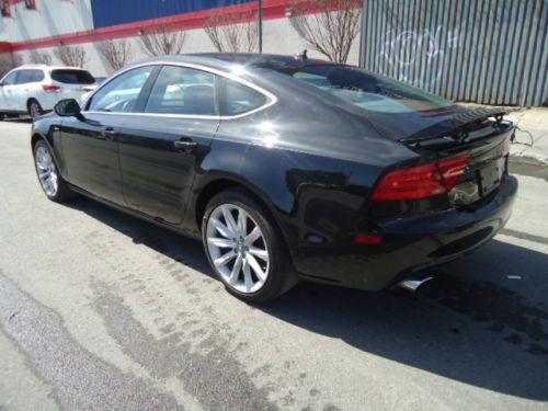 2012 audi a7 quattro 3.0l supercharged v6 - 8-speed - awd - salvage - $ave!