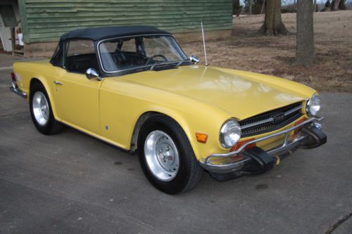 1974 triumph tr6 convertible with hard top
