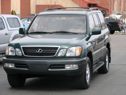 1999 lexus lx470 one owner! 79k original miles! carfax and autocheck certified
