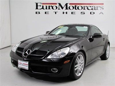 Used convertible automatic financing mercedes benz dealer black leather warranty