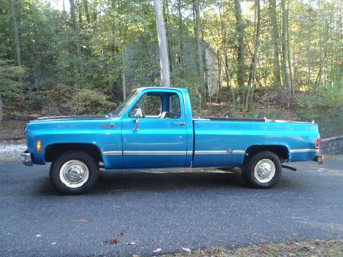 1973 chevrolet custom deluxe 20 3/4 ton pickup truck, great project, chevy 2500