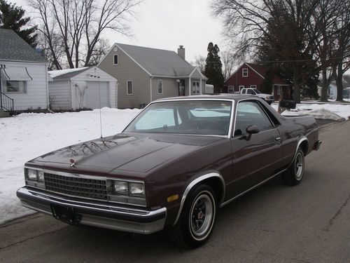 1983 chevrolet el camino 305ci loaded.. very clean car &amp; smooth runner!!