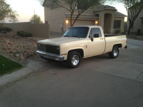 1981 chevy c10 shortbed **rust free az truck** no reserve**