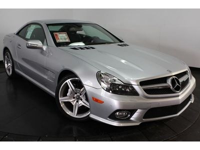 Sport package, amg wheels, convertible hard top, navigation, black leather