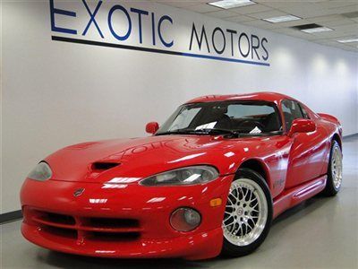 1997 dodge viper gts coupe!! red/blk! 6-speed hre-whls clarion cd-plyr 450hp!!