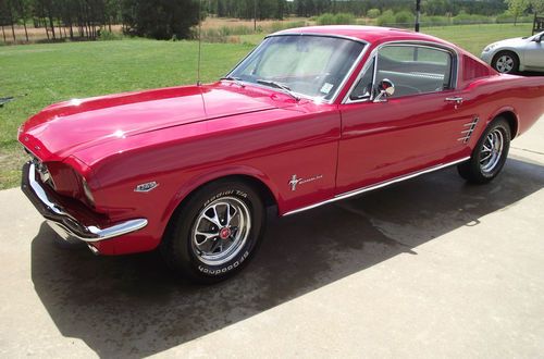 1966 ford mustang gt fastback 2+2 289 v8 automatic a/c power steering mustsee
