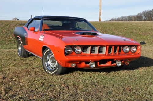 1971 cuda convertible matching numbers with buildsheet