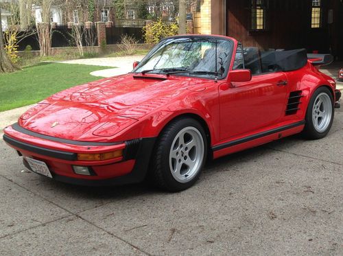 Outstanding 930 cabriolet, porsche slantnose, with ruf options.