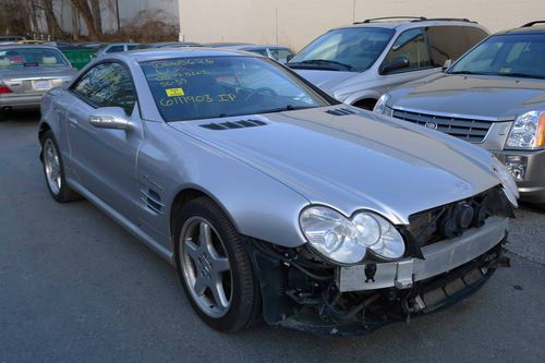 2003 mercedes-benz sl55 amg for sale repairable rebuildable salvage no reserve!!