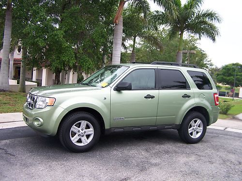 2008 ford escape hybrid florida vehicle with 58k miles green with gray cloth wow