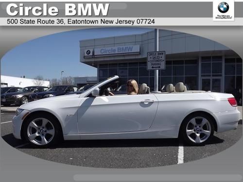White convertible navigation low miles one owner satellite radio certified 100kr
