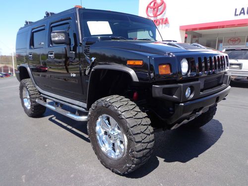 2007 hummer h2 6.0l v8 awd rear camera sunroof lift kit 4x4 tow package video