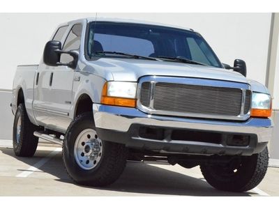 2000 ford f-250 lariat crew diesel 4x4 short bed truck leather clean $599 ship