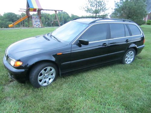 2002 bmw 325ix sport wagon - black