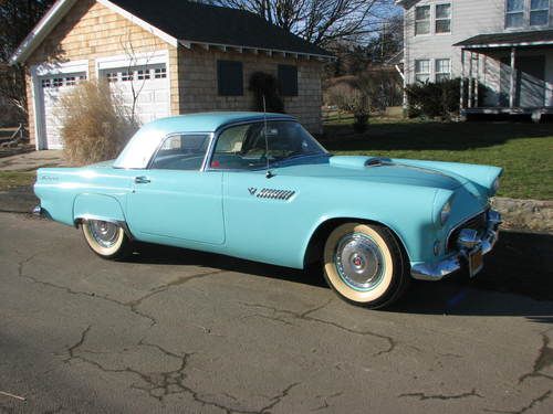 1955 thunderbird, turquoise, original condition, two sets of wheels, hard top