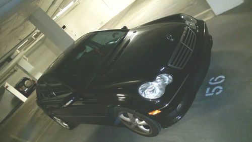 Mercedes benz c230 black leather 2005