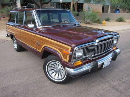 1983 jeep wagoneer limited, 4x4, 360ci v8, leather, a/c, 77k miles, wagonmaster