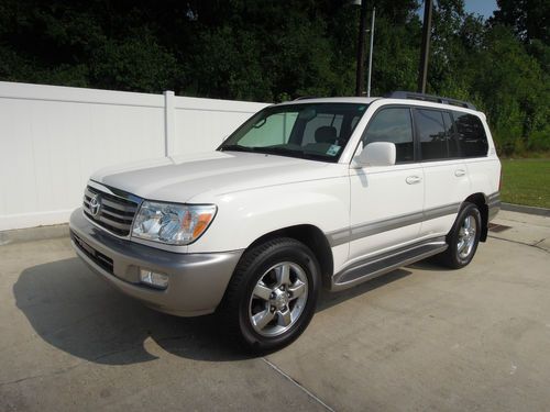 2007 toyota land cruiser utility 4-door 4.7l 1 owner 32783 miles wife's car